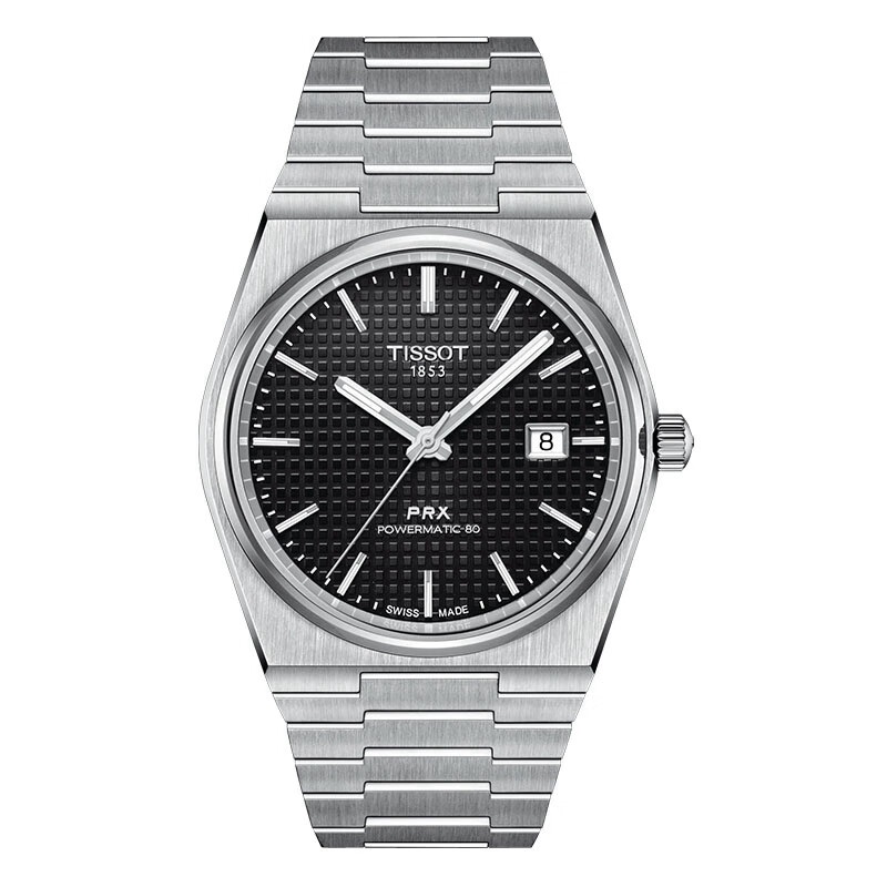 TISSOT天梭 PRX超级玩家系列机械男表手表 T137.407.11.051.00（单位1块） 黑色
