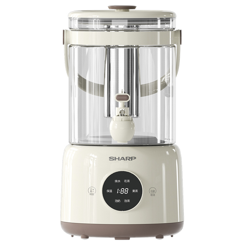 夏普 多功能养生壶 家用烧水壶电热壶花茶壶 KP-WT30L-W 2.8L大容量 白色（单位：台）