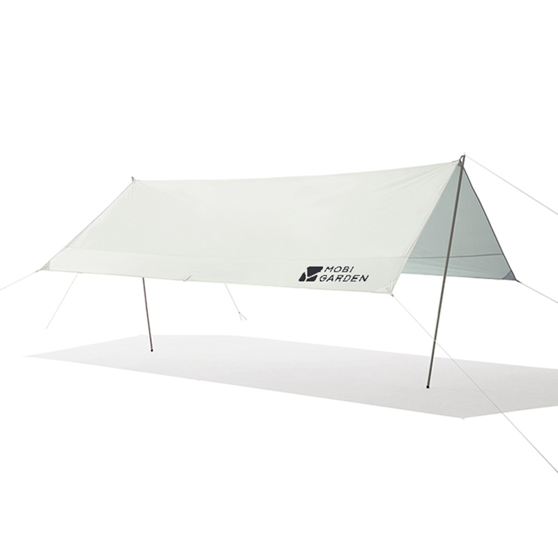 牧高笛 户外露营涤纶天幕 天穹410/个 象牙色