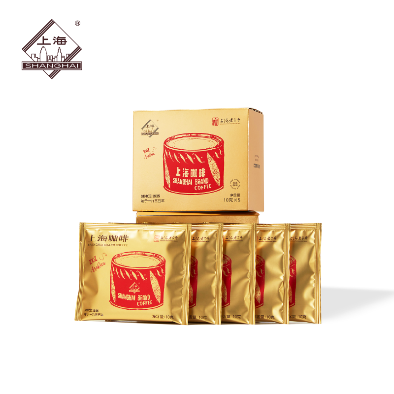上海牌 挂耳咖啡 50g（单位：盒）  