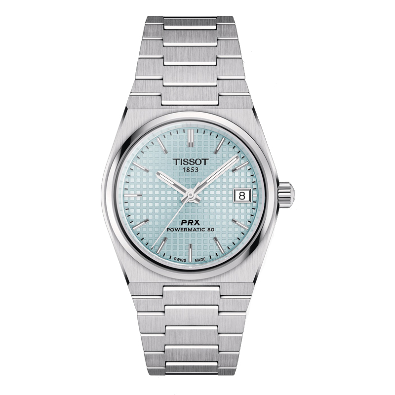 TISSOT天梭 PRX超级玩家系列机械手表T137.207.11.351.00（单位1块） 天蓝色
