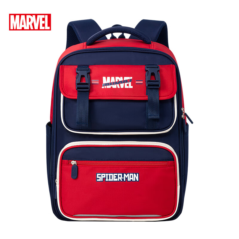 迪士尼(Disney)小学生3-6年级大容量双肩包 男童漫威 BA7115C1(单位：个） 红色