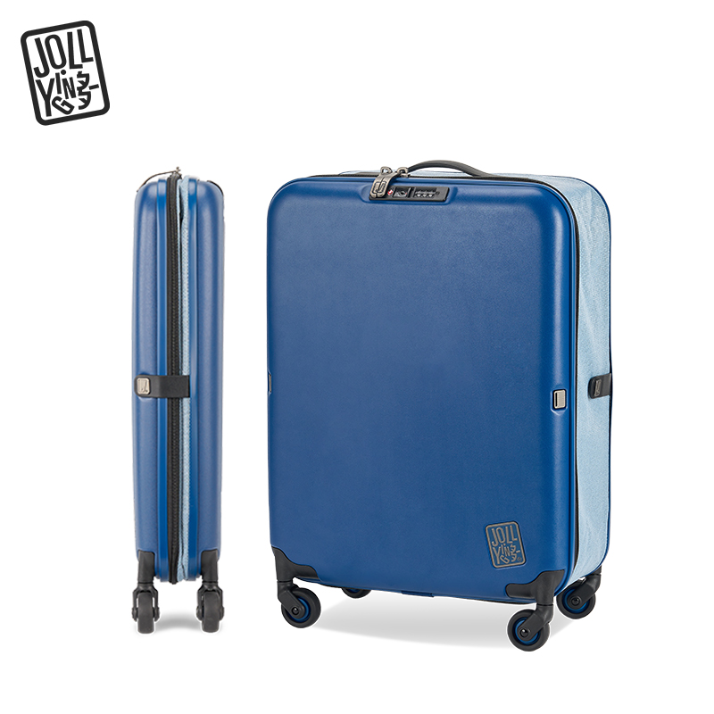 JOLLYING折叠行李箱30寸PC+牛津布 ZY-1583（单位：个） 星球蓝 30寸