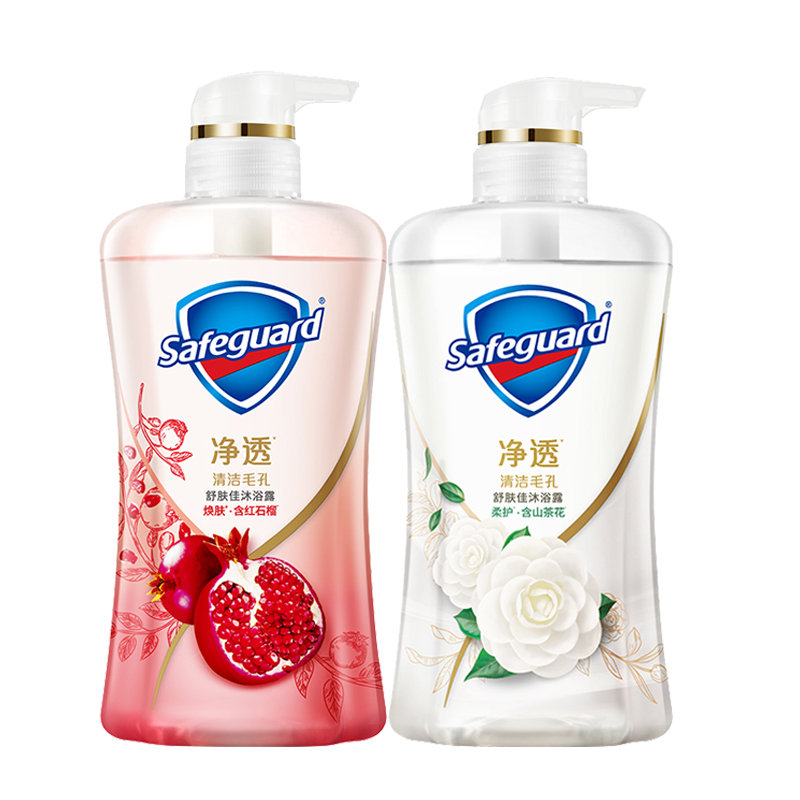 舒肤佳焕肤红石榴沐浴露540毫升+山茶花香型沐浴露540g 混色（单位：瓶） 混色