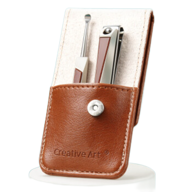 Creative Art 指甲刀套装 木纹二件套 单位：套  