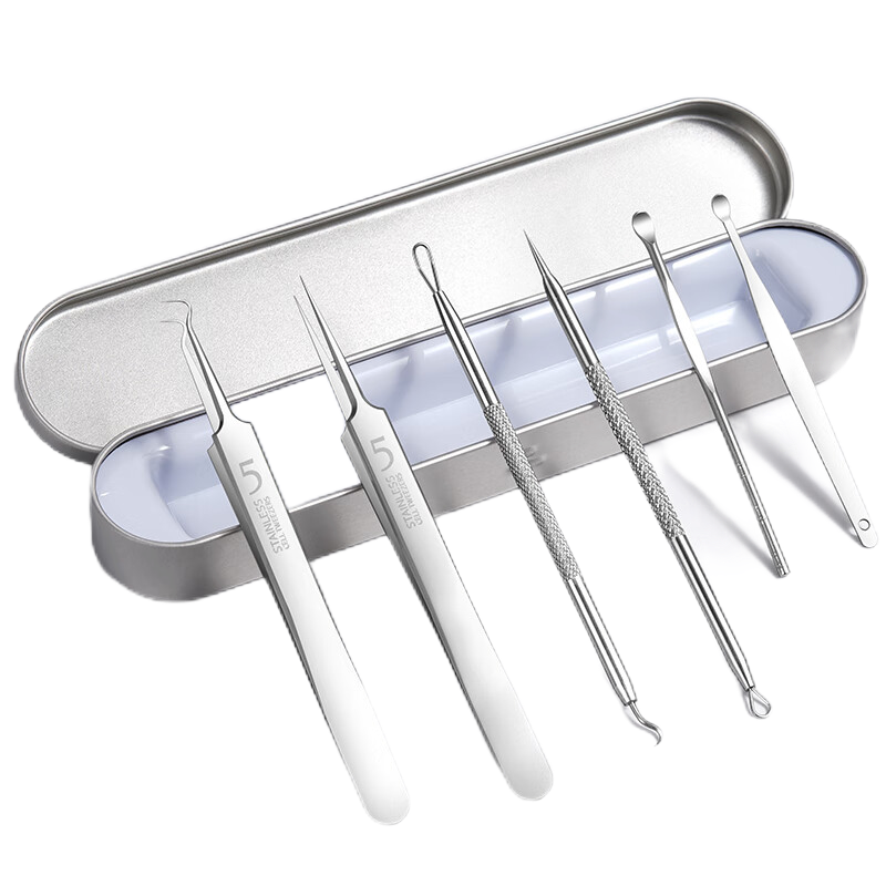 Creative Art 粉刺针银色6件套 单位：套  