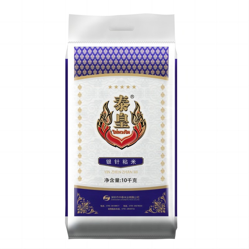 泰皇银针粘米10KG/袋 蓝色