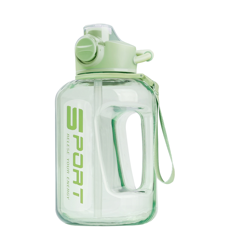 艾逸瑶选浮光绿茵手提吨吨桶1700ml/CJ-21149（单位：个） 绿色