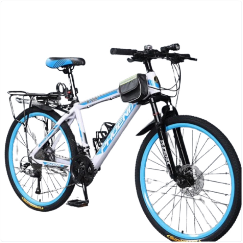 凤凰（Phoenix）24速 26寸山地自行车-战神（辐条轮）（单位：辆） 蓝色