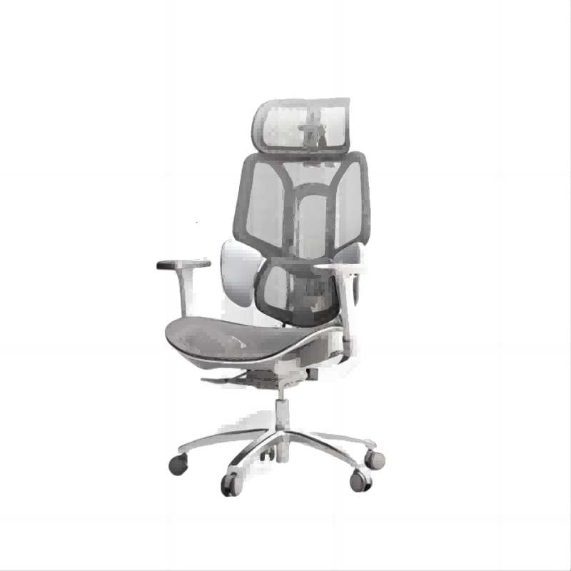 黑白调E3Air人体工学椅 电脑椅子办公椅电竞椅云白脚托 4D扶手+3D头枕单位/张 白色