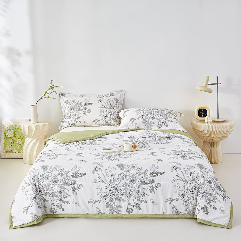 浪莎玫瑰精油滋养助眠被180*200cm*条(礼盒装)单位：条 白色