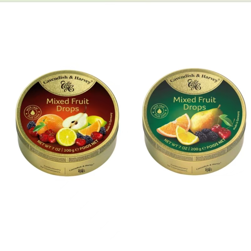 嘉云混合水果味糖*1+嘉云四季水果味糖*1 2盒装 玫瑰金