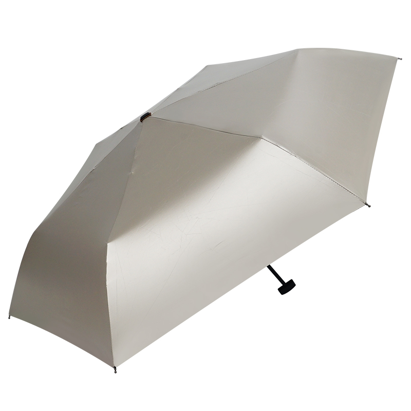 红叶 三折彩胶超扁伞 3533（单位：把） 香槟色