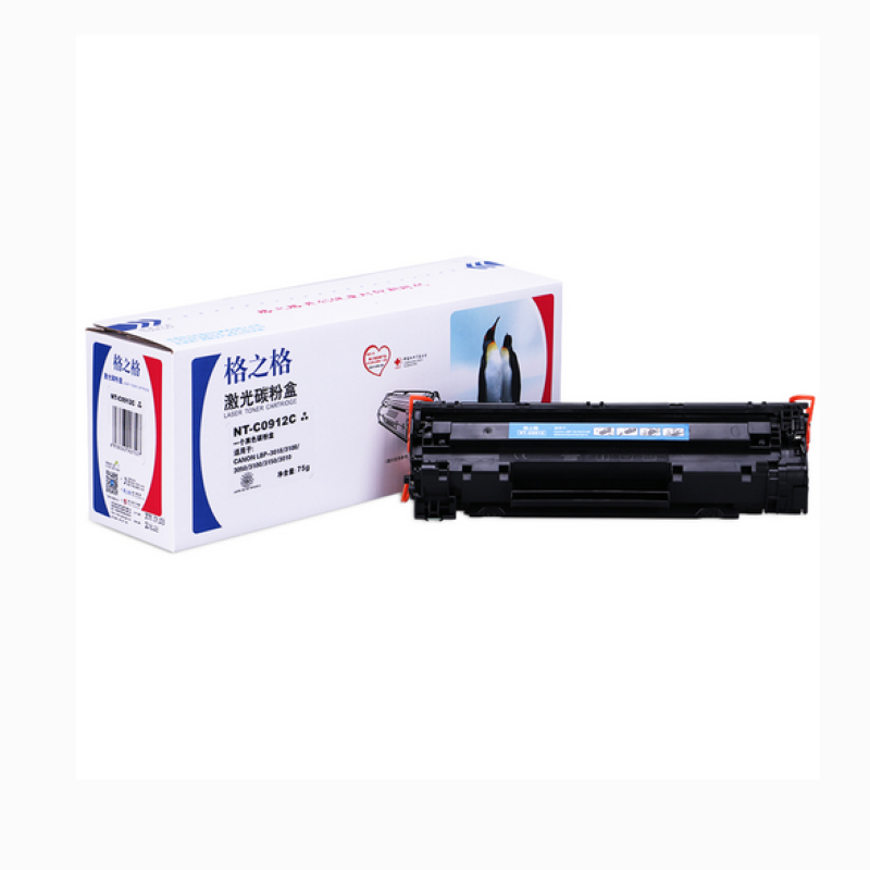 格之格NT-C0912CT 硒鼓 适用佳能LPB-3018 3108 3050 3100（个）黑色 黑色