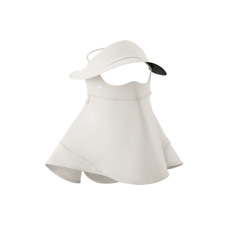 蕉下帽檐款护颈防晒面罩AL34124（单位：个） 暖橘米