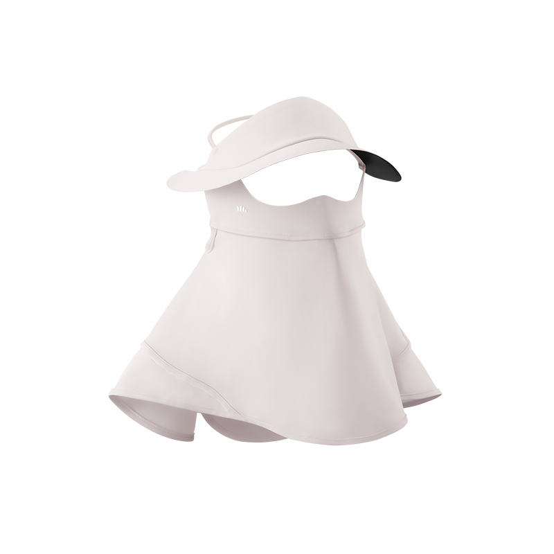 蕉下帽檐款护颈防晒面罩AL34124（单位：个） 浅藕粉