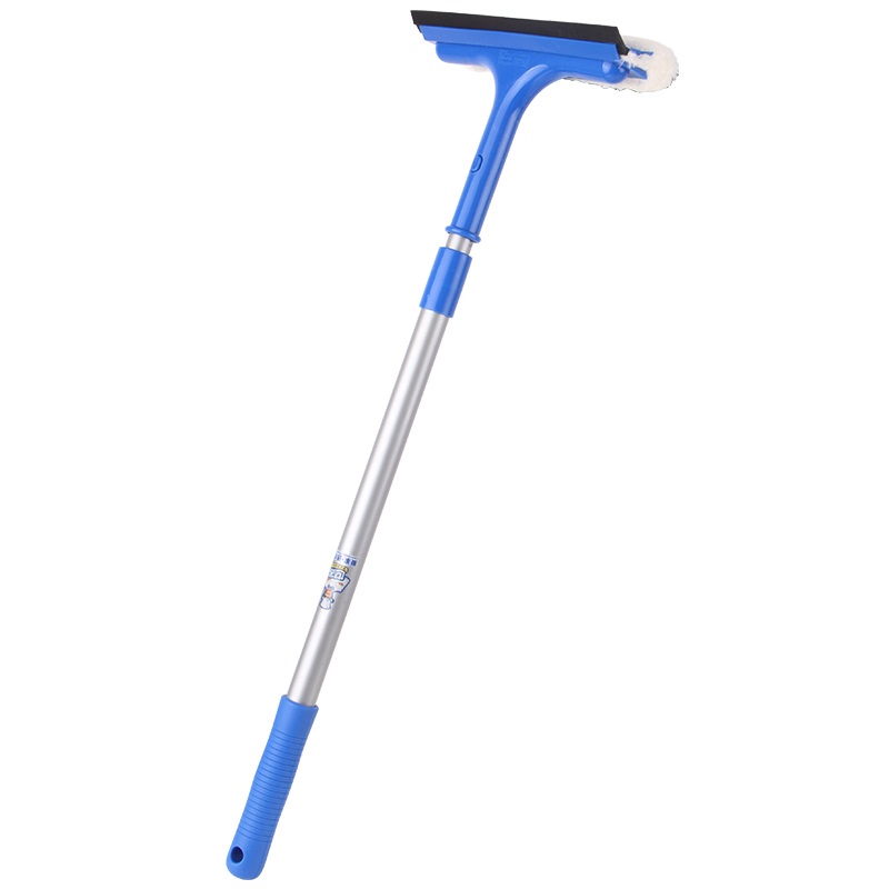 世家20123擦窗器21.5*62-98cm伸缩杆双面擦窗器一面擦一面刮 清洁卫士擦窗器（单位：个） 浅灰色