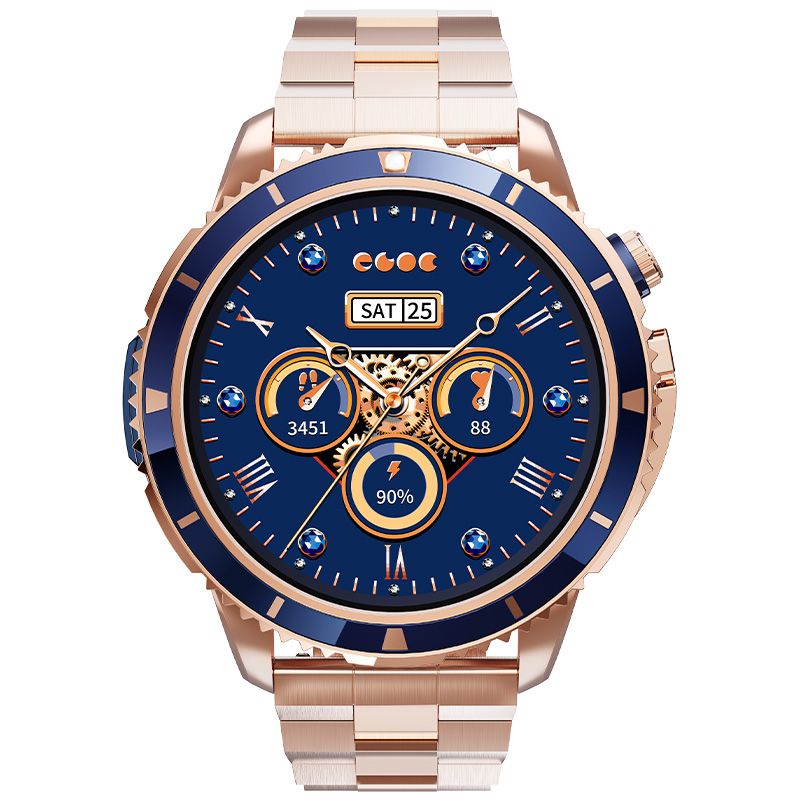 腕宝DOF6 Luxe柏林金智能运动手表1只 玫瑰金