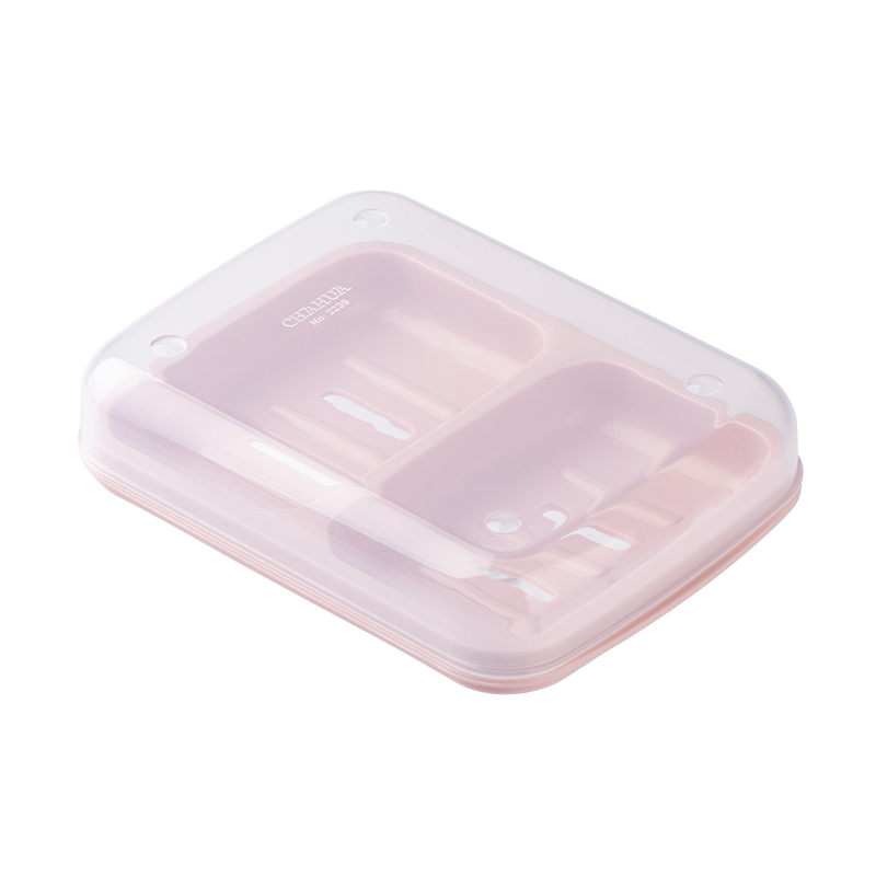 茶花双体防水皂盒 2239 颜色混色（单位：个） 混色