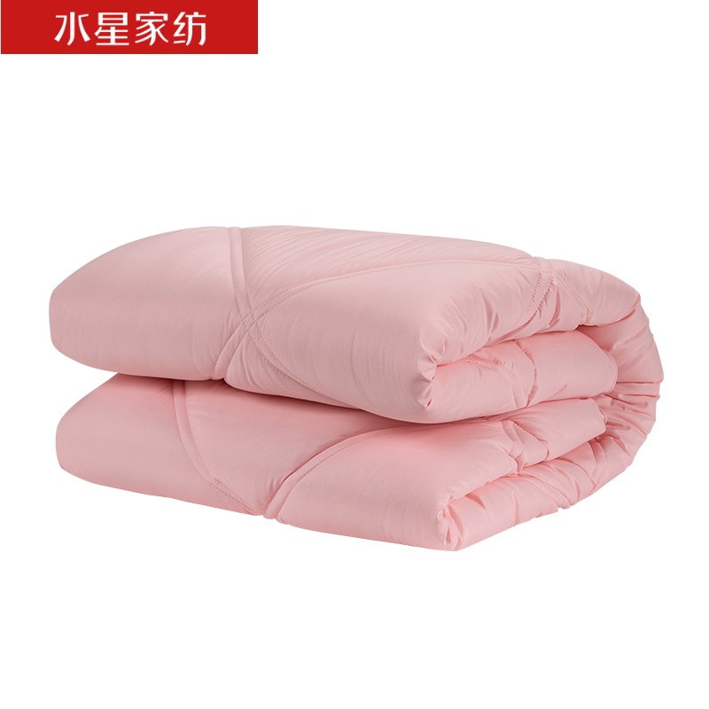 水星家纺被芯2m*2.3m 七孔舒柔云暖抗被 适用于1.5m床 单位：床 粉色