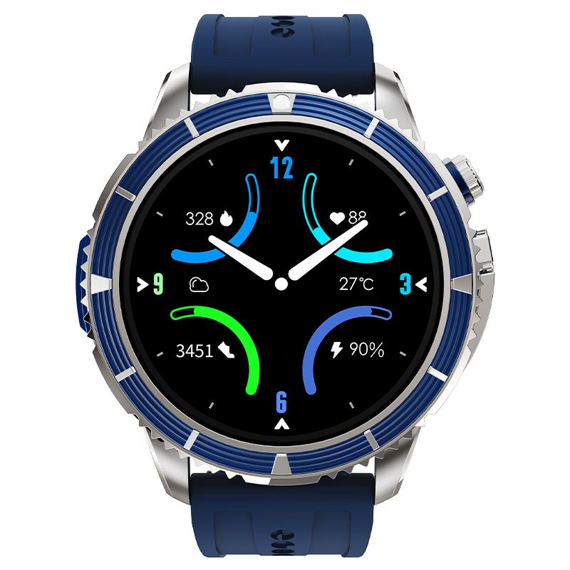 腕宝DOF6深海蓝运动智能手表1只 蓝色