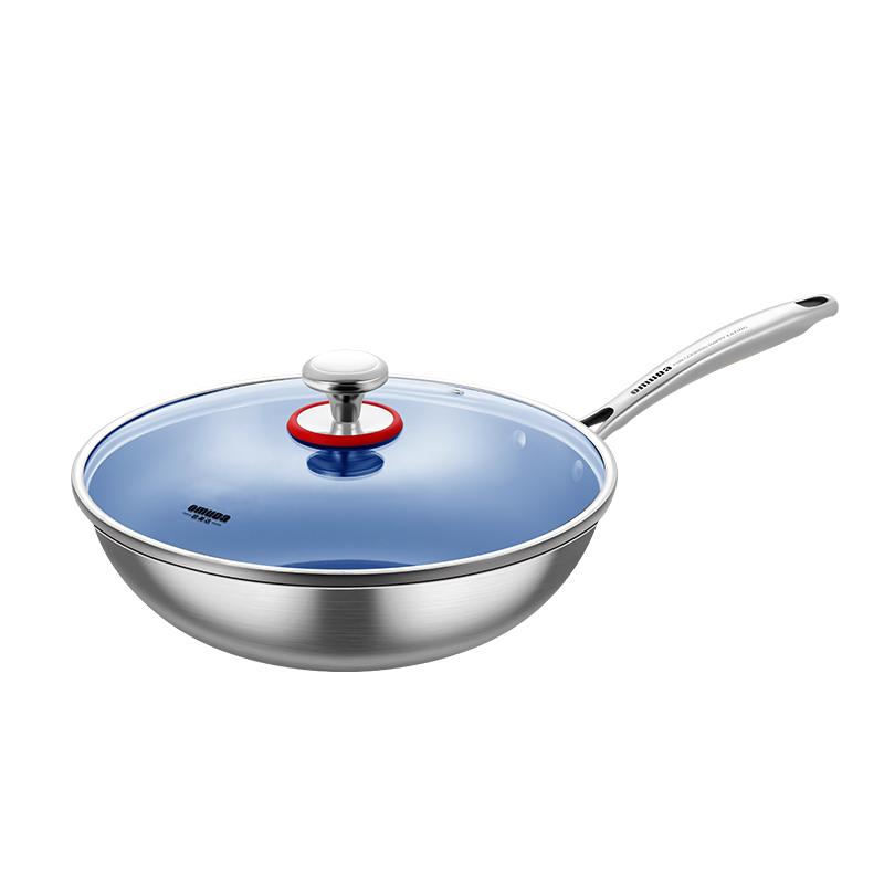 欧美达 巴赫系列-超轻钛锅30cm TIC30 （个） 不锈钢色