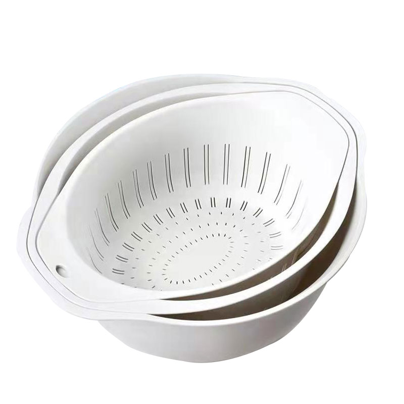 世家 21773沥水篮三件套33*38*13/31*23.5*12/29.5*20*10cm（套） 浅灰色