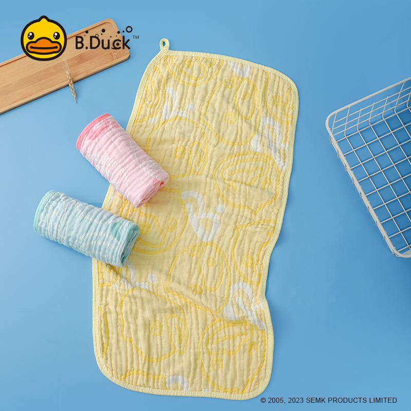 B.Duck泡泡纱可爱鸭童巾三条装569/52*26cm*3(单位:份) 混色