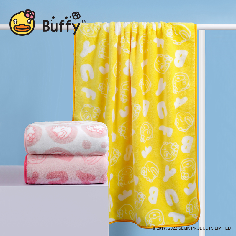 Buffy珊瑚绒浴巾一条装225/140*70cm*1（单位:条） 混色