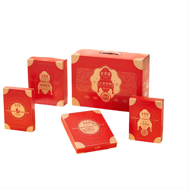 全聚德手工片制烤鸭升级款 鸭饼酱糕点套装1600g熟食腊味1盒 手工片制烤鸭升级款1600g