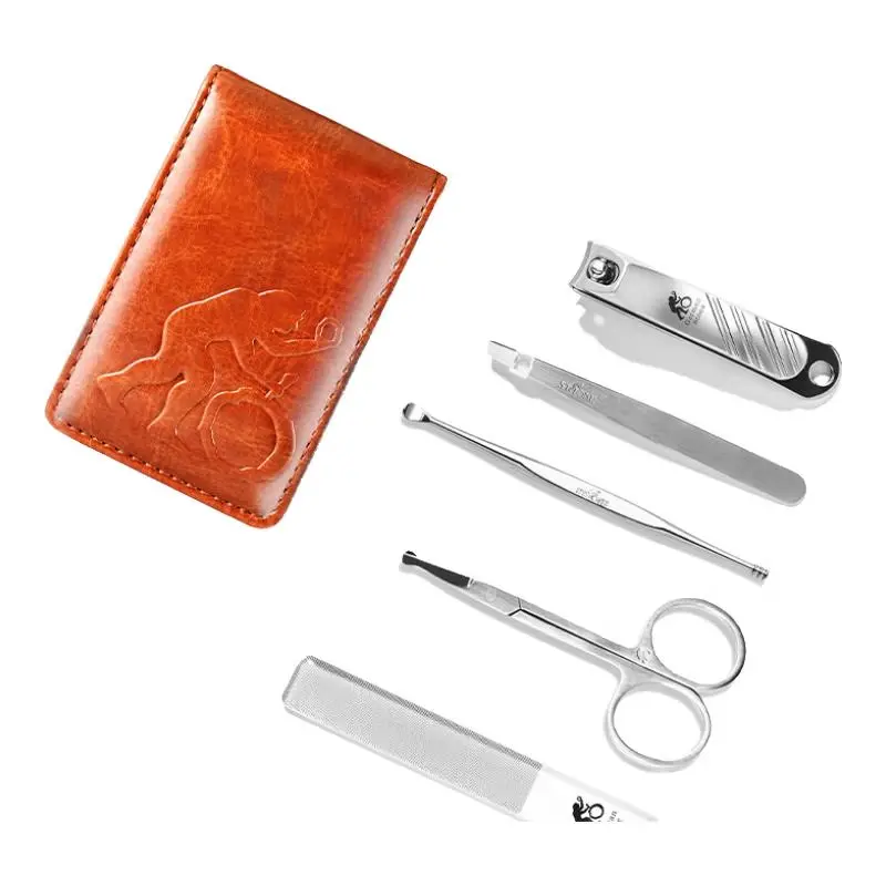 司顿（STONE）银翼掌心包修甲修容5件套 STR2103-WLY 马鞍棕（单位：套）