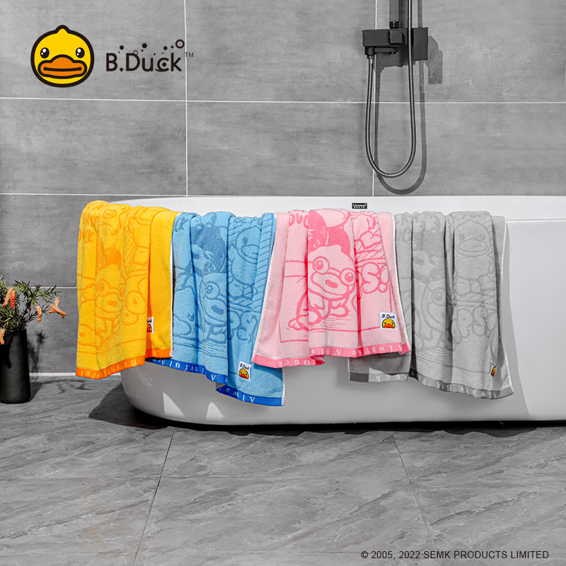 B.Duck朋友鸭浴巾一条装216/140*70*1(单位:条) 混色