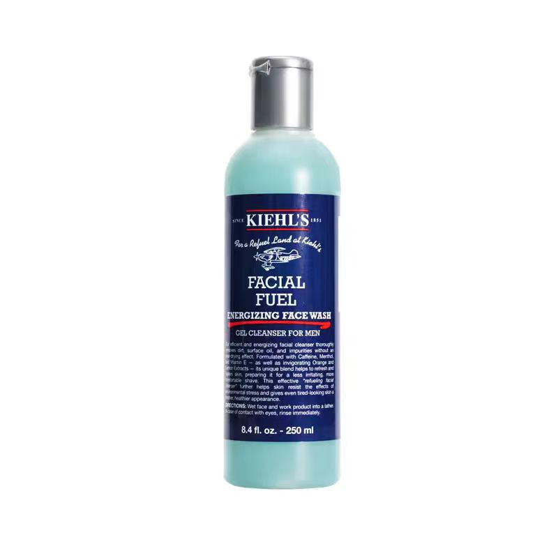 科颜氏（Kiehl's）男士焕活洁面啫喱 250ml（单位：瓶） 极光蓝