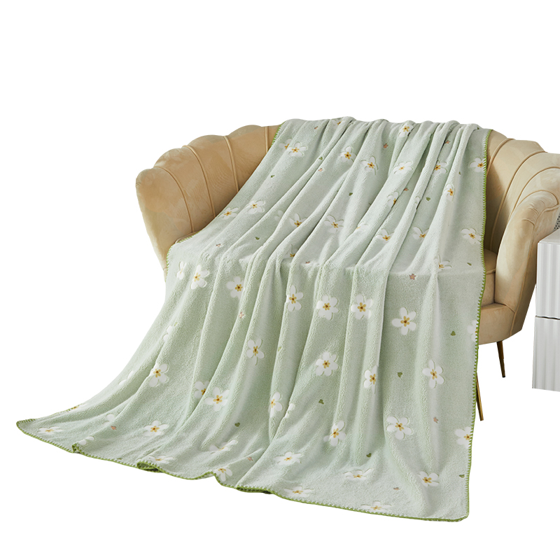 恒源祥HYX040MT涟漪朵朵绒毯180*200cm（单位：条）  