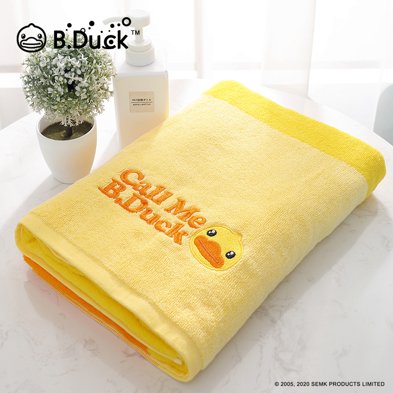 B.DUCK大浴巾一条装187/140*70cm*1(单位:条) 黄色