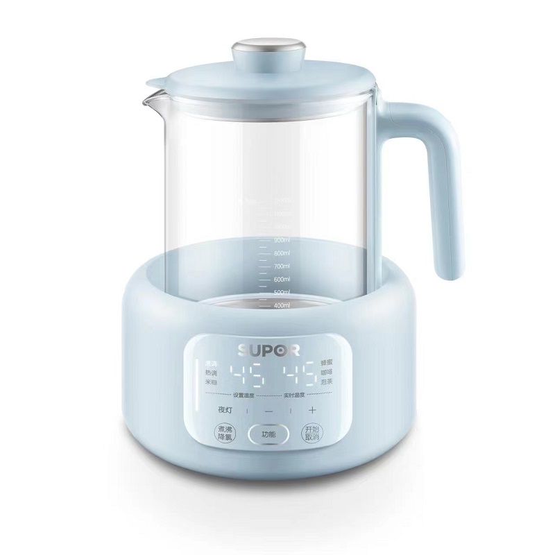 苏泊尔（SUPOR）恒温水壶调奶器1.2L家用养生壶BW07/台 浅蓝色