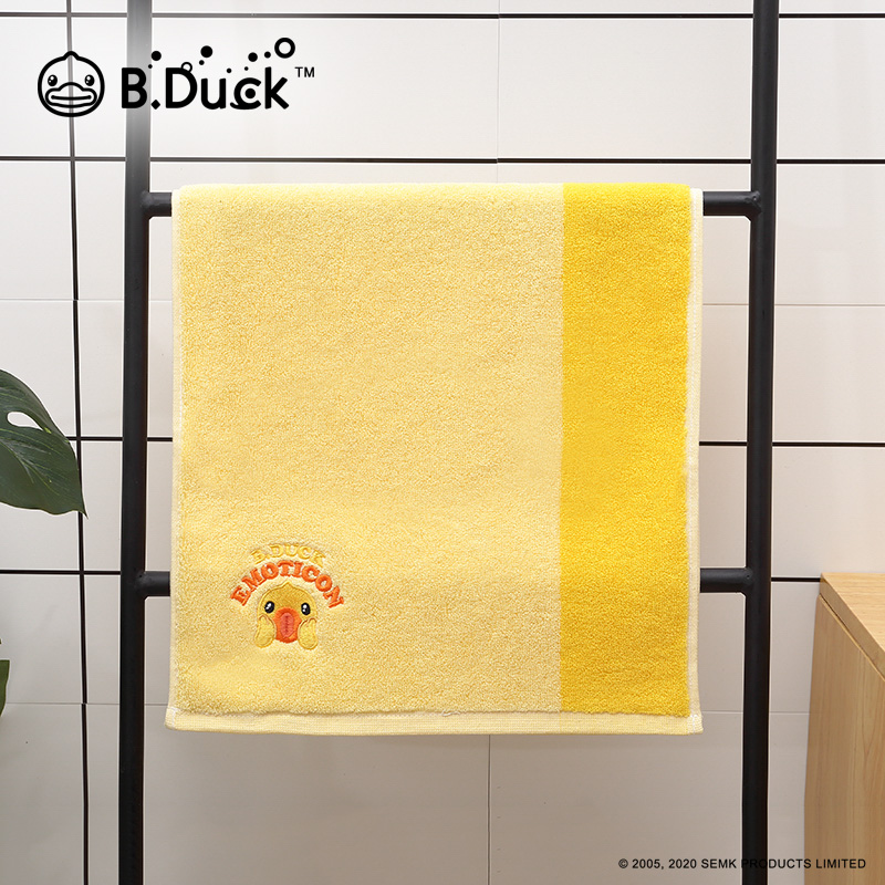 B.DUCK童巾三条装528/52*26cm*3(单位:份) 黄色