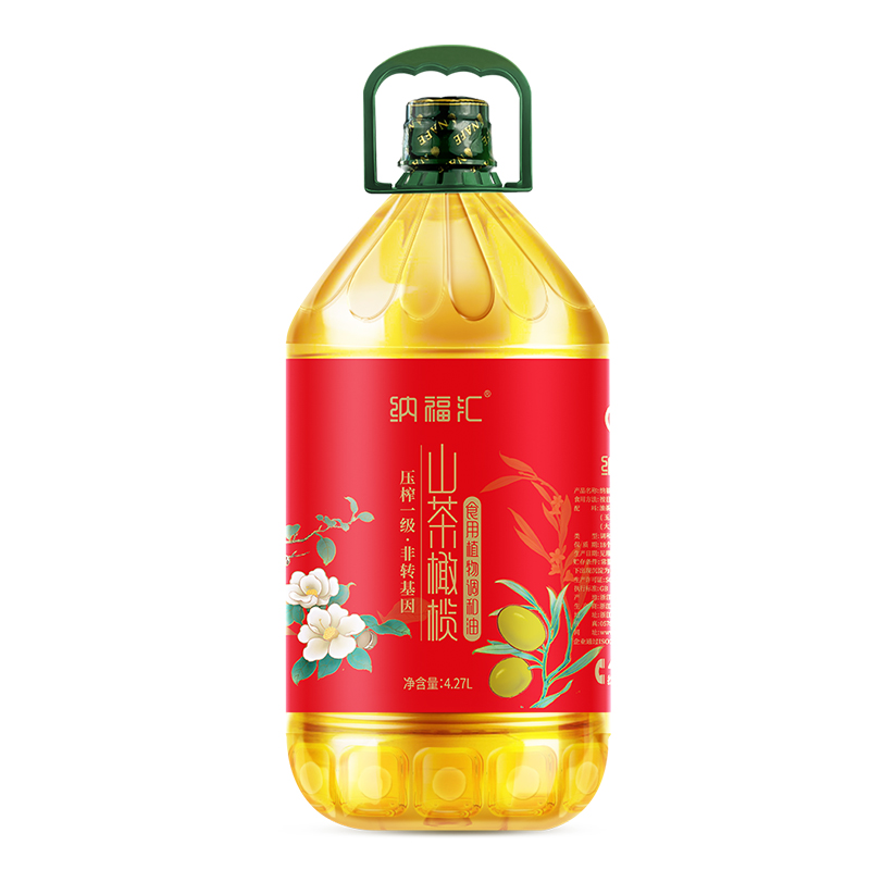 纳福汇 纳福汇油茶籽橄榄食用油 G-37 4.27L*1 红色（单位：瓶）
