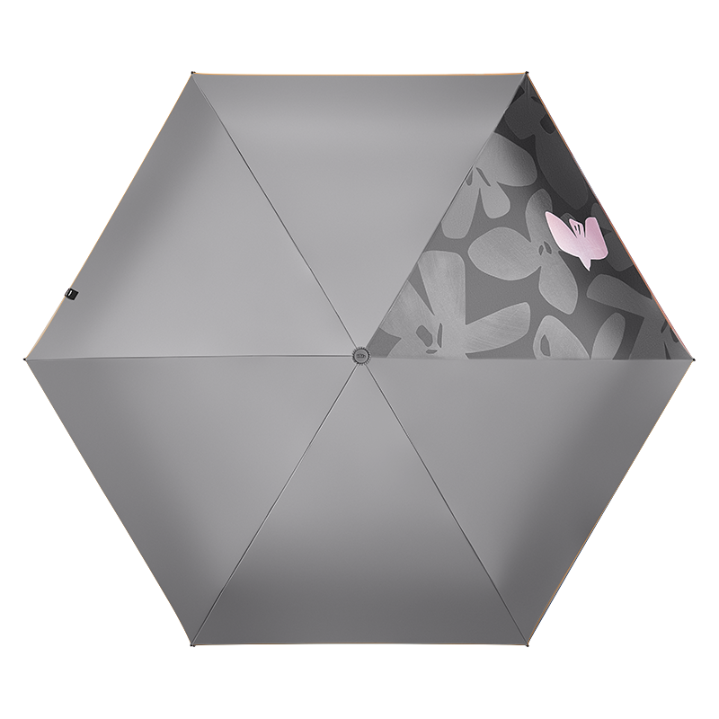 蕉下23SS五折黑胶防晒伞BM651（ 单位：把 ） 灰穹