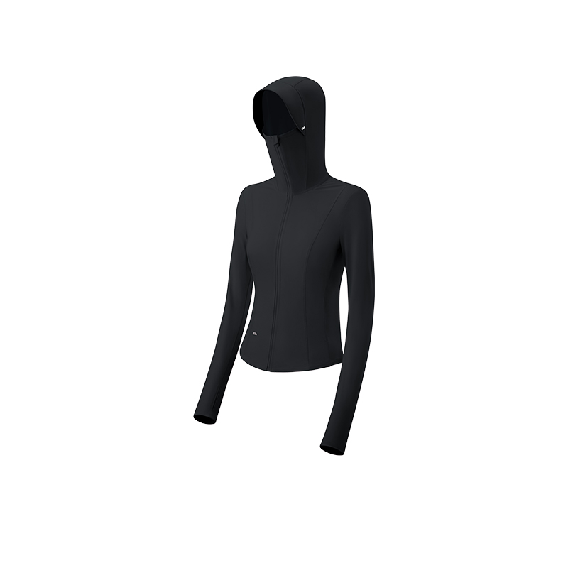 蕉下女士凉感修身防晒衣AL11924（ 单位：件 ） 漫暮黑-M