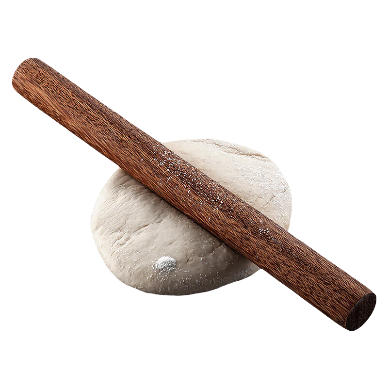 美厨擀面 鸡翅木无漆擀面棍压面棍烘焙小工具中号 单根长30cm MCPJ371（单位：根）  