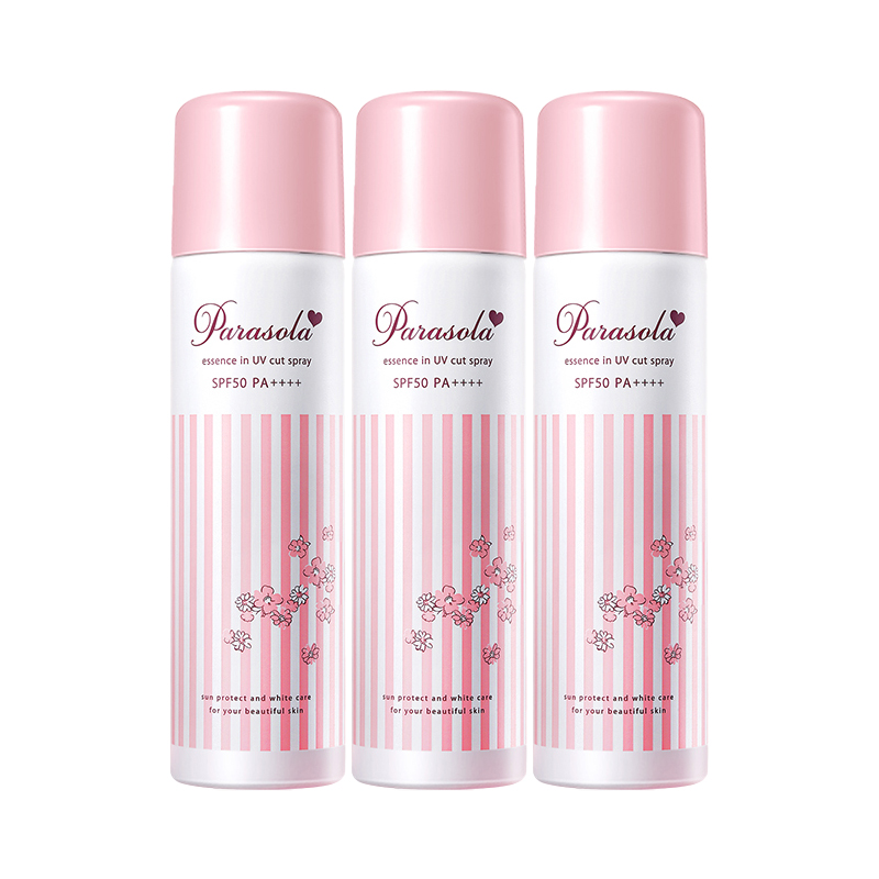 娜丽丝Naris防晒喷雾90g*3（单位：套） 粉色