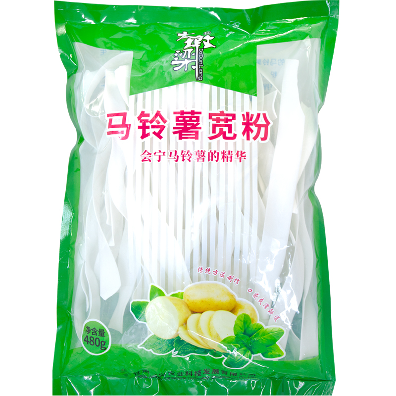 大墩梁 马铃薯粉条480g*3袋（单位：组） 宽中细