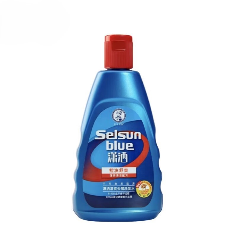 曼秀雷敦潇洒清爽去屑洗发水200ml/瓶 蓝色