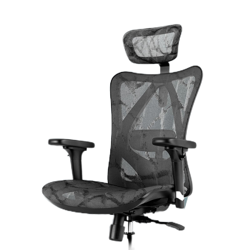 西昊M57人体工学椅电脑椅电竞椅办公椅子老板椅人工力学座椅久坐 脚踏单位：张 黑色