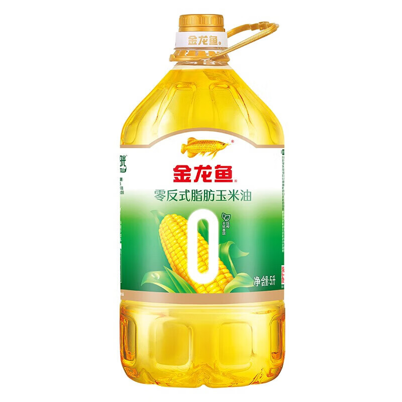 金龙鱼阳光零反式脂肪玉米油5L（单位：桶） 金色