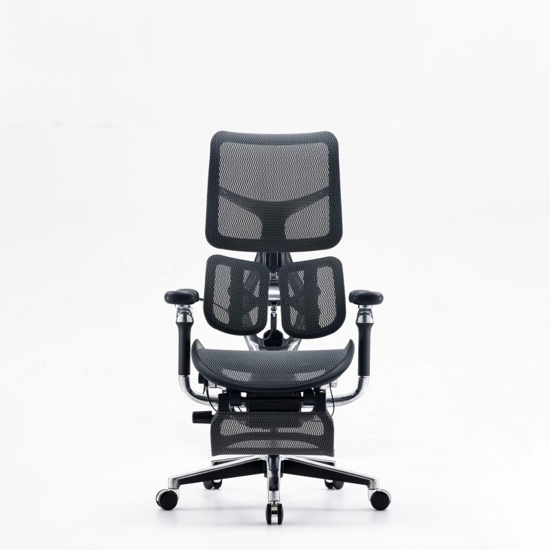 西昊Doro S300人体工学椅 电脑椅家用办公椅子人工力学座椅老板椅 脚踏单位：张 曜石黑