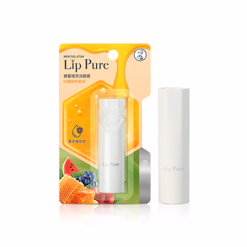 曼秀雷敦天然植物润唇膏(无香型)4g单位：支 白色