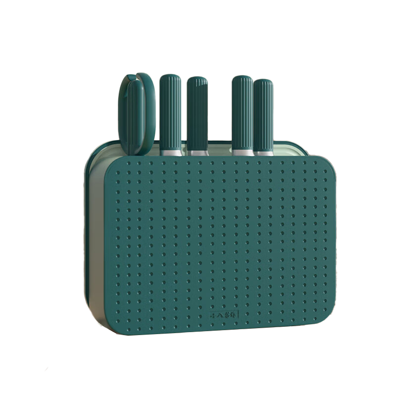 十八子作 仙刃掌刀具七件套SL2231（单位：套） 墨绿色