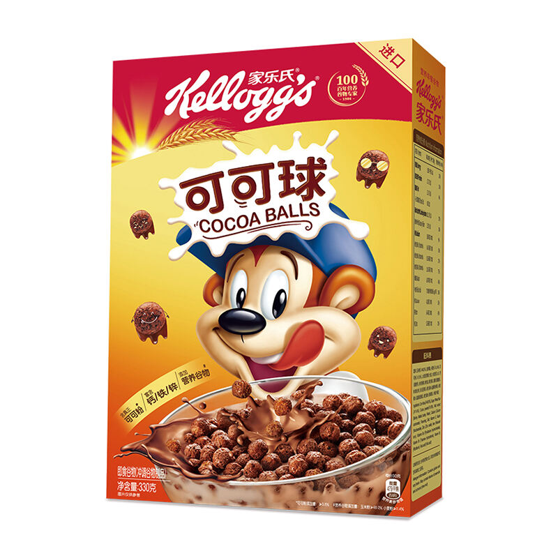 家乐氏（Kellogg）可可球330g单位：盒 红色